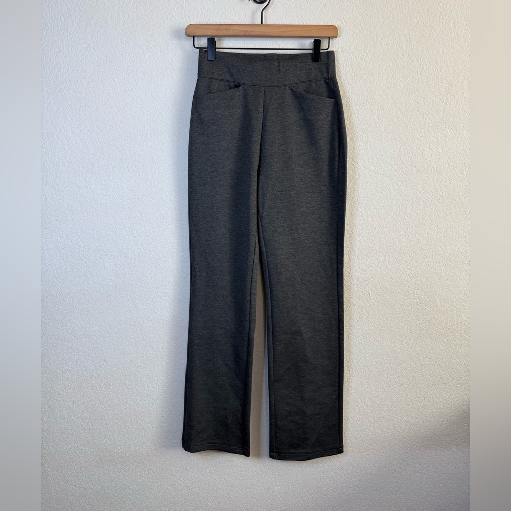 NWT Kiczoy Gray Pull On Stretch Waist Straight Leg Lounge Pants Size Small